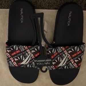 Nautica slip on sandals. Brand new with tags.